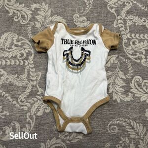 True Religion Baby Boys' White Bodysuit 3-6 Months